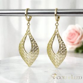 Gold-Filled Hypoallergenic Earrings 52mm 14K color