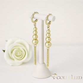 Gold-Filled Hypoallergenic Earrings 50mm 14K color