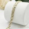 Gold-Filled Hypoallergenic Bracelet 19 cm/7mm 14K color