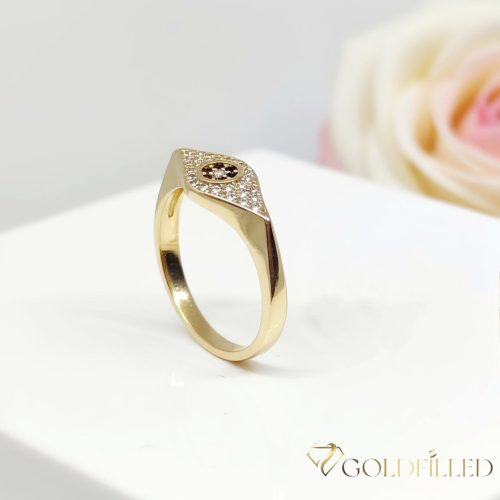 "Gold-Filled" hypoallergenic ring, in various sizes, 18K color