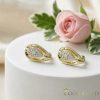 Gold-Filled Hypoallergenic Earrings 17 mm 14K color