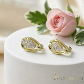 Gold-Filled Hypoallergenic Earrings 17 mm 14K color