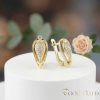 Gold-Filled Hypoallergenic Earrings 17 mm 14K color