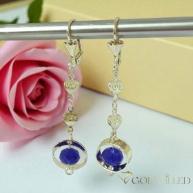 Gold-Filled Hypoallergenic Earrings 54mm 14K color