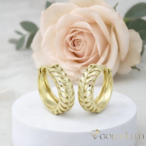 Gold-Filled Hypoallergenic Earrings 17 mm 14K color
