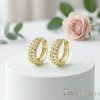Gold-Filled Hypoallergenic Earrings 17 mm 14K color