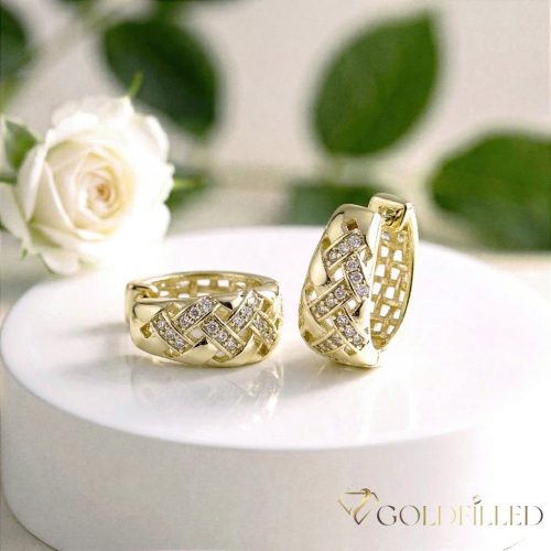 Gold-Filled Hypoallergenic Earrings 17 mm 14K color