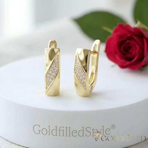 Gold-Filled Hypoallergenic Earrings 17 mm 14K color