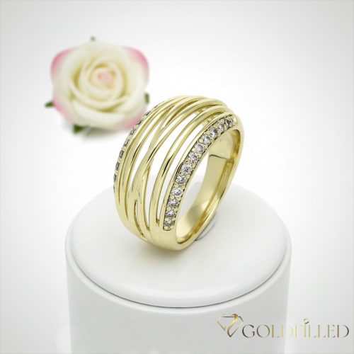"Gold-Filled" hypoallergenic ring, in various sizes, 14K color