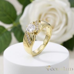   "Gold-Filled" hypoallergenic ring, in various sizes, 14K color