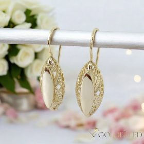 Gold-Filled Hypoallergenic Earrings 38mm 14K color	
