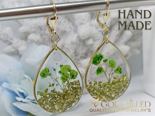 Handmade Hypoallergenic Drop Earrings 60mm 14K color	