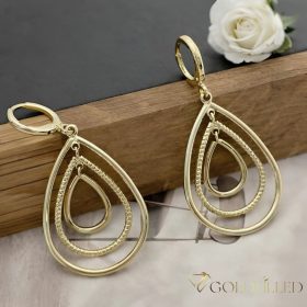 Gold-Filled Hypoallergenic Earrings 45mm 14K color