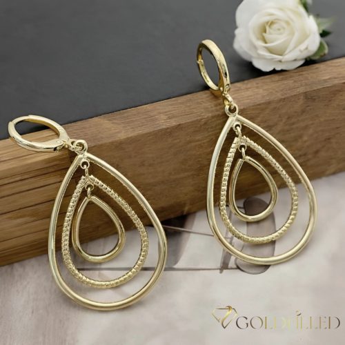 Gold-Filled Hypoallergenic Earrings 45mm 14K color
