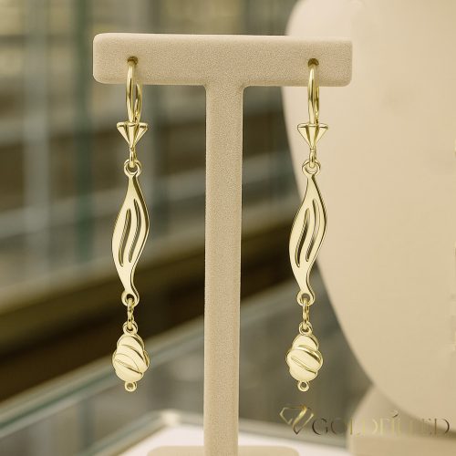 Gold-Filled Hypoallergenic Earrings 54mm 14K color