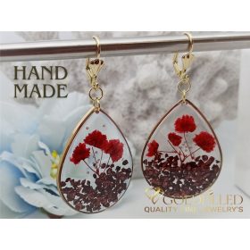 Handmade Hypoallergenic Drop Earrings 60mm 14K color	