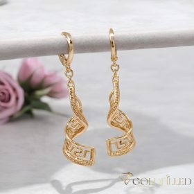 Gold-Filled Hypoallergenic Earrings 50mm 18K color
