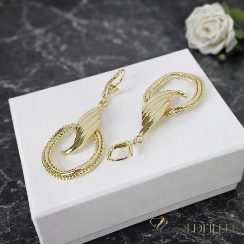 Gold-Filled Hypoallergenic Earrings 54mm 14K color