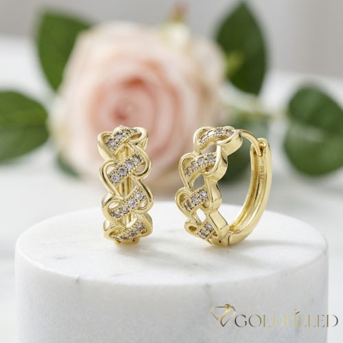 Gold-Filled Hypoallergenic Earrings 15mm 14K color
