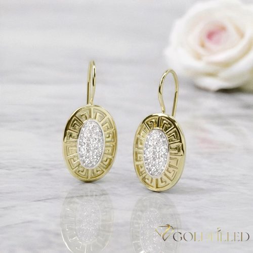 Gold-Filled Hypoallergenic Earrings 35mm 14K color