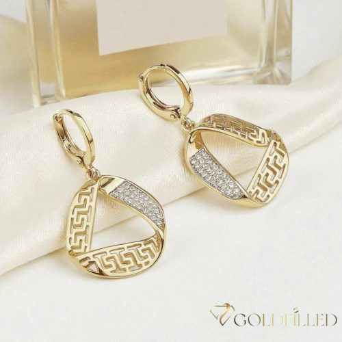 Gold-Filled Hypoallergenic Earrings 38mm 14K color