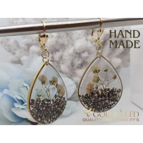 Handmade Hypoallergenic Drop Earrings 60mm 14K color	