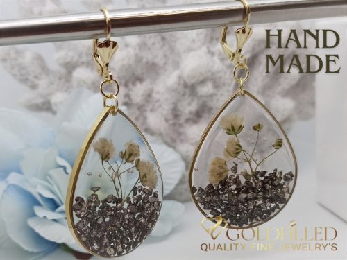 Handmade Hypoallergenic Drop Earrings 60mm 14K color	
