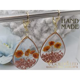 Handmade Hypoallergenic Drop Earrings 60mm 14K color	