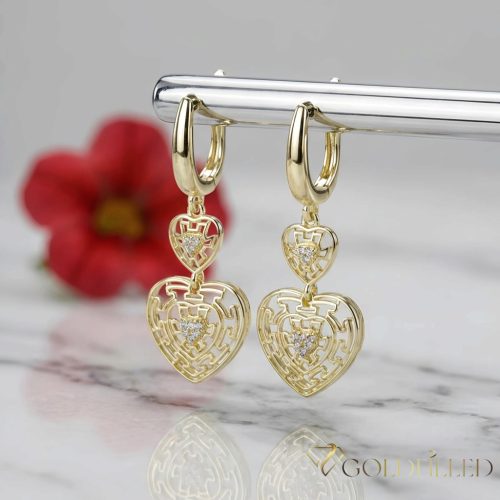 Gold-Filled Hypoallergenic Earrings 48mm 14K color	