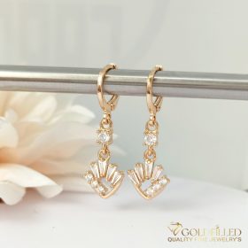 Gold-Filled Hypoallergenic Earrings 32mm 18K color	