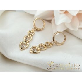 Gold-Filled Earrings 37mm 18K color	