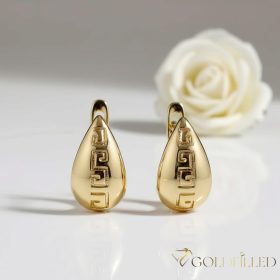 Gold-Filled Hypoallergenic Earrings 14mm 18K color 
