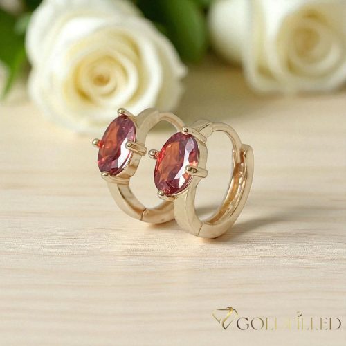 Gold-Filled Hypoallergenic Earrings 15mm 18K color	