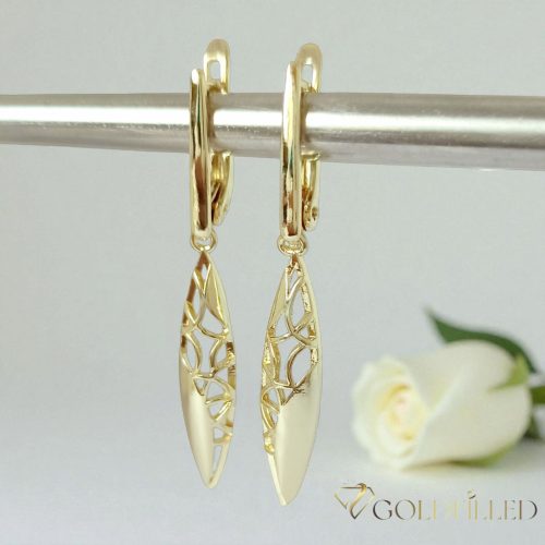 Gold-Filled Hypoallergenic Earrings 50mm 14K color