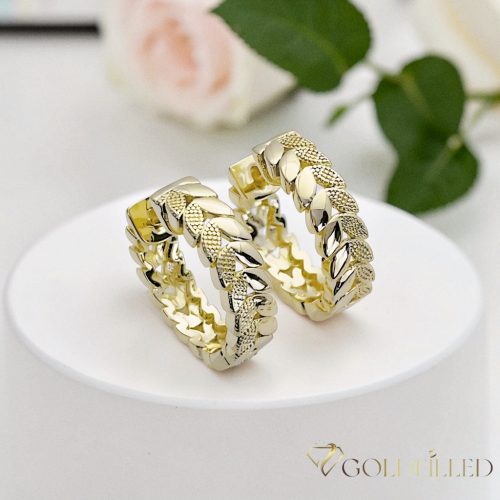 Gold-Filled Hypoallergenic Earrings 20mm 14K color