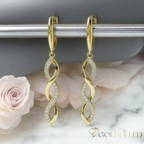 Gold-Filled Hypoallergenic Earrings 50mm 14K color