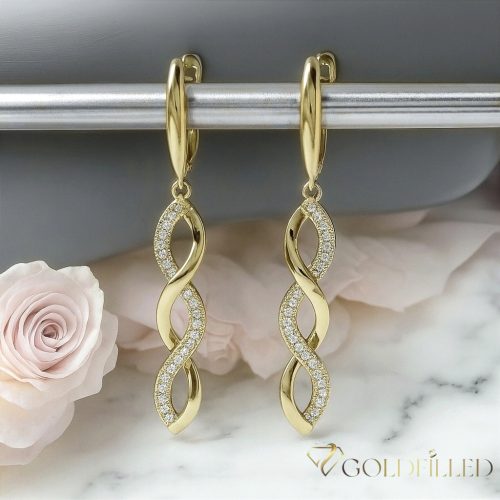 Gold-Filled Hypoallergenic Earrings 50mm 14K color