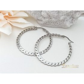 Gold-Filled Hypoallergenic Hoop Earrings 40mm	