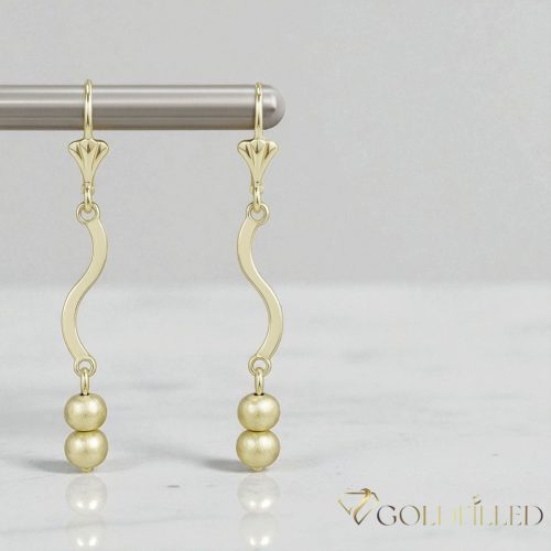Gold-Filled Hypoallergenic Earrings 54mm 14K color