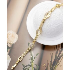 Gold-Filled Hypoallergenic Bracelet 19cm/4-8mm 14K color