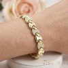 Gold-Filled Hypoallergenic Bracelet 19cm/8mm 14K color