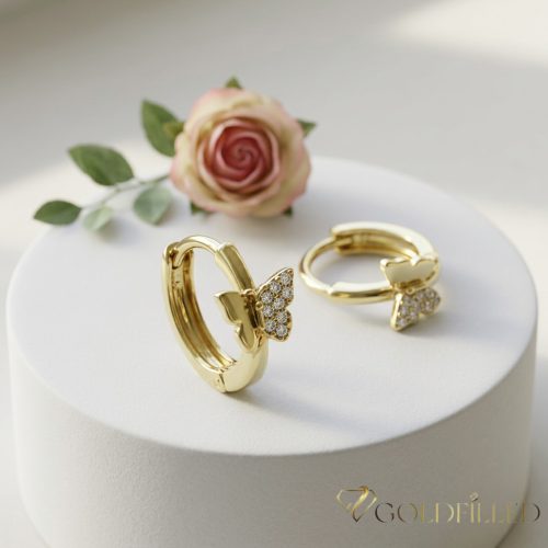 Gold-Filled Hypoallergenic Earrings 13mm 14K color	