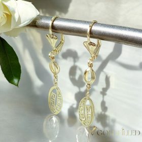 Gold-Filled Hypoallergenic Earrings 46mm 14K color