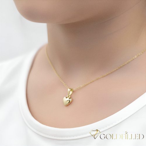 Gold-Filled Hypoallergenic Necklace Length 18'' (45cm) / 1mm +Pendant 14K color