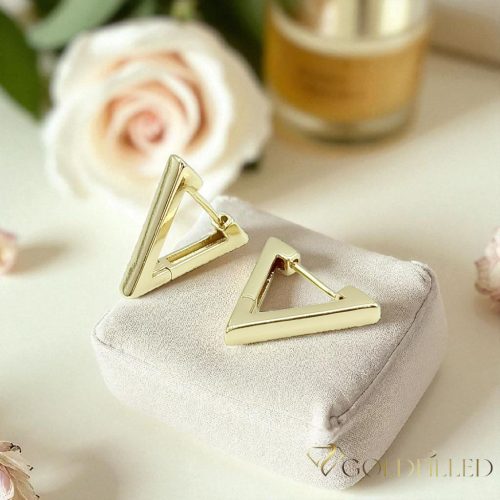 Gold-Filled Hypoallergenic Earrings 16mm 14K color