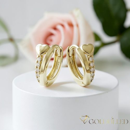 Gold-Filled Hypoallergenic Earrings 9mm 14K color	