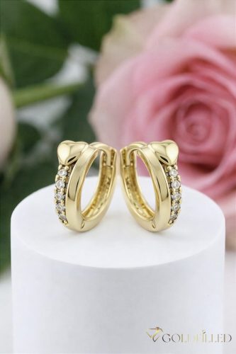 Gold-Filled Hypoallergenic Earrings 9mm 14K color	
