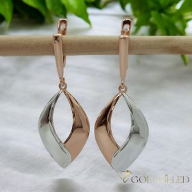 Gold-Filled Hypoallergenic Earrings 50mm 18K Multicolor 