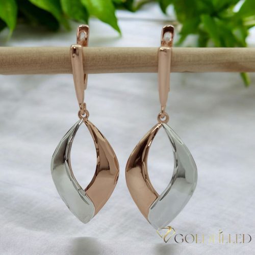 Gold-Filled Hypoallergenic Earrings 50mm 18K Multicolor 