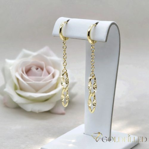 Gold-Filled Hypoallergenic Earrings 54mm 14K color